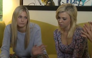 Desperate for pleasure teen babes are making out in the bath tub