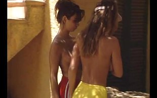 Rich butches are passionately making out right in stables