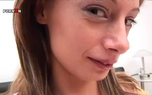 Naive skinny teen girl is getting her pussy slowly fisted and pleased
