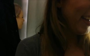 Unrestrained and risky lesbians are fulling around in a changing room