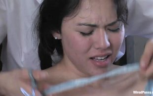 Schoolgirls are wandering how many clothespins her nipples can handle