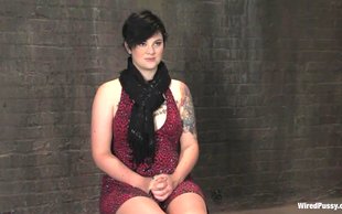 Young and foolish brunette decides to try out hardcore bdsm