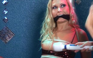 Smoking hot blonde is under a rough and horny pressure